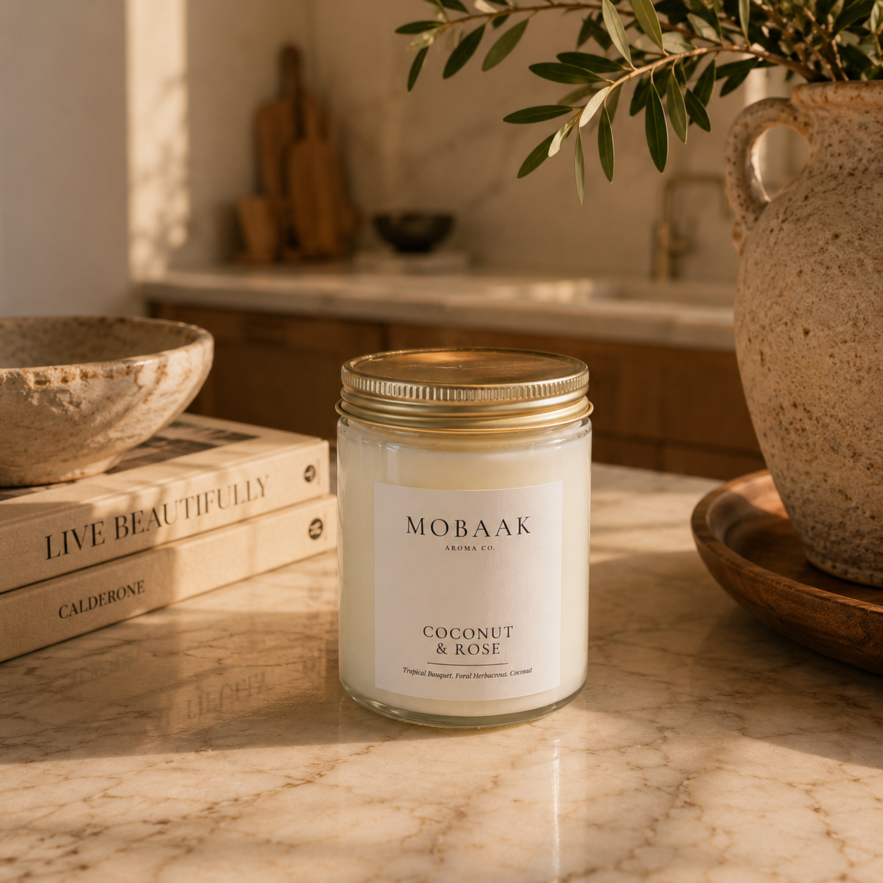 Coconut & Rose Candles