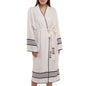 Organic Turkish Cotton Kimono Bathrobe – Lightweight Spa & Home Robe