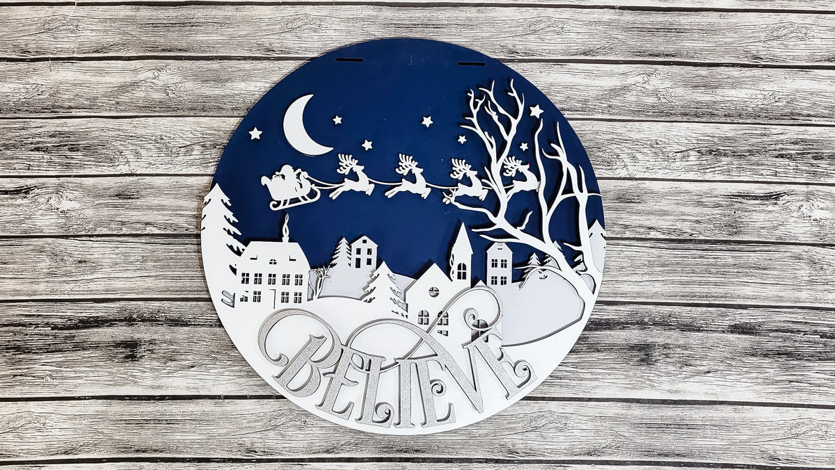 Believe Winter Nightscape - Finished