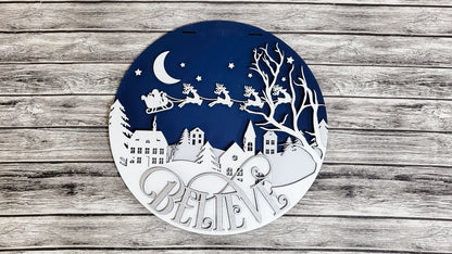Believe Winter Nightscape - Finished