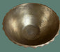 6" Gold Striped Footed Bowl