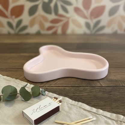 Jesmonite Clover Trinket Tray | Handcrafted Jewelry Dish