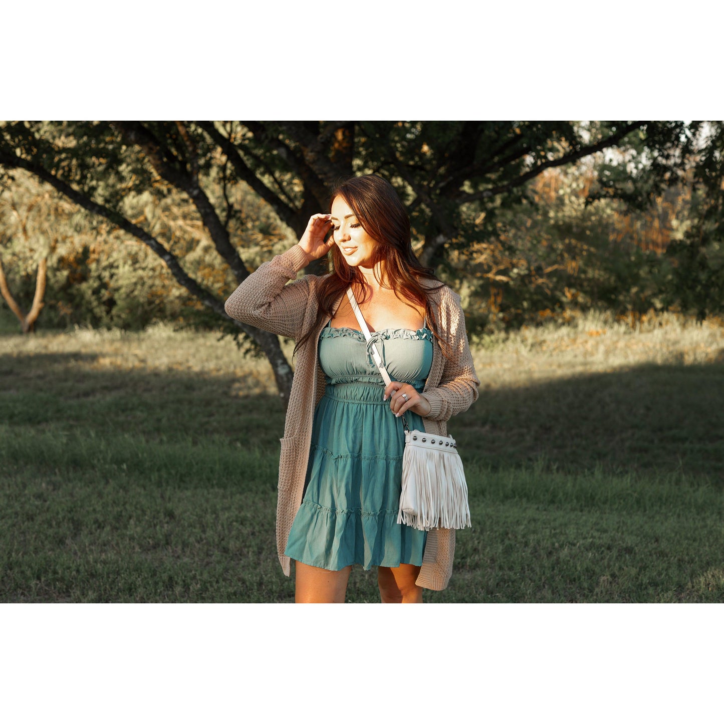 Nora -Cream Fringe Bags
