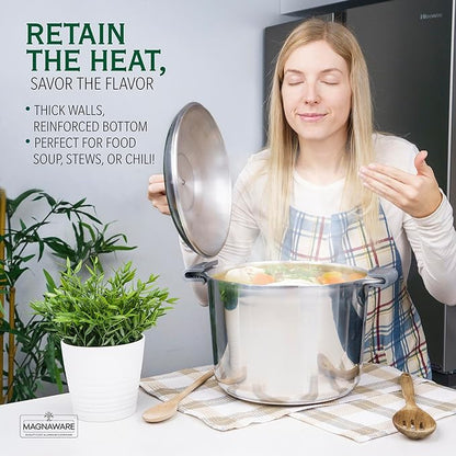 Stock Pot with Lid 10 Quarts