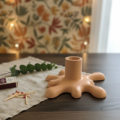 Blob Jesmonite Candle Holder