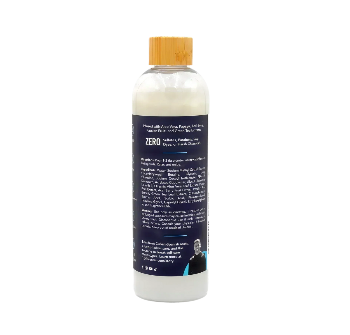 Sun Veil Bubble Bath - Orange Zest and White Oak
