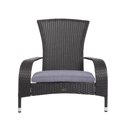 Black Coconino Wicker Chair