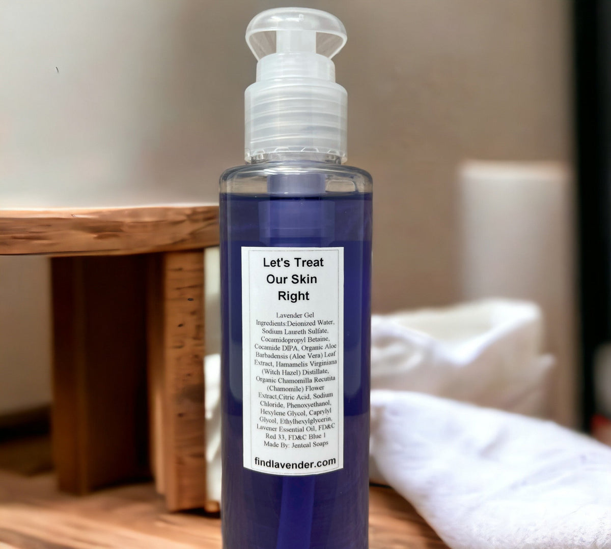 Lavender Bath Shower Gel Natural Aromatherapy Body Wash