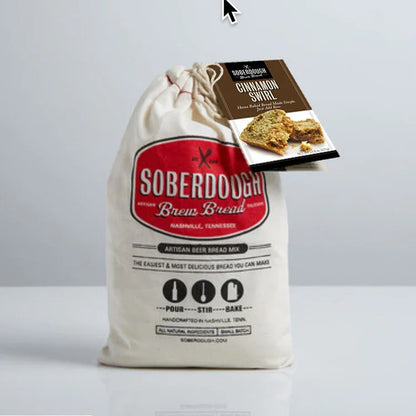 Cinnamon Swirl Flavor Soberdough Brew Bread Baking Kit
