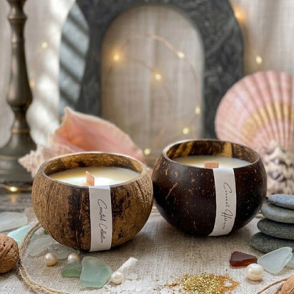 Coconut Shell Candle | Sustainable Home Decor