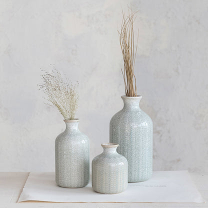 Reactive Glaze Ceramic Bud Vase