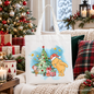 Christmas With Winnie-the-Pooh and Friends Tote Bag, 1926 A.A. Milne Heartwarming Holiday Gift Shopper