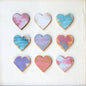 Heart Grid Art Prints