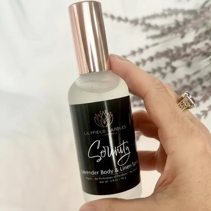 Serenity Room Spray – Luxury Linen & Home Mist for Calm, Clean Living (Lavender)