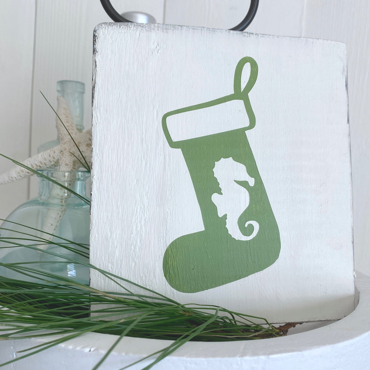 Seahorse Stocking Sign