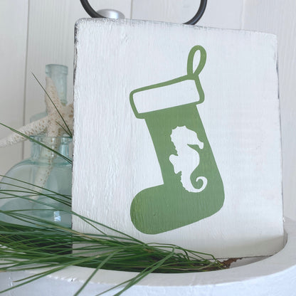 Seahorse Stocking Sign