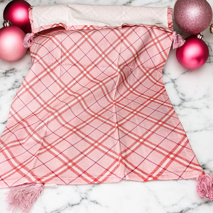 Nutcracker Tea Towel Pink