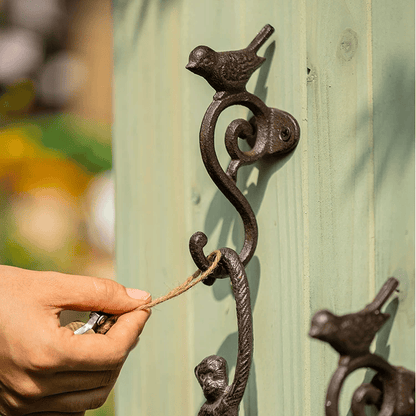 Perched Bird Decorative Hanging Hook