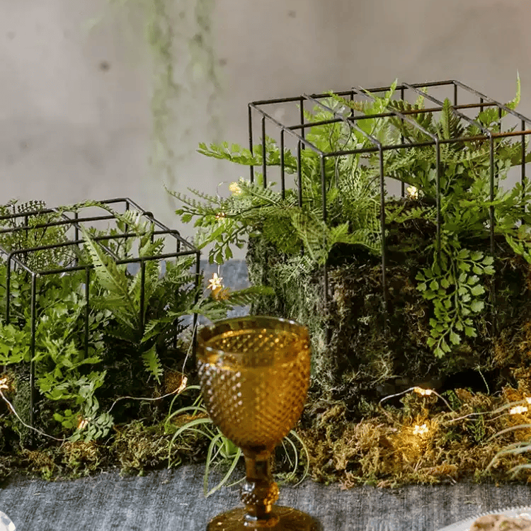 Woodland Cube Garden Accent