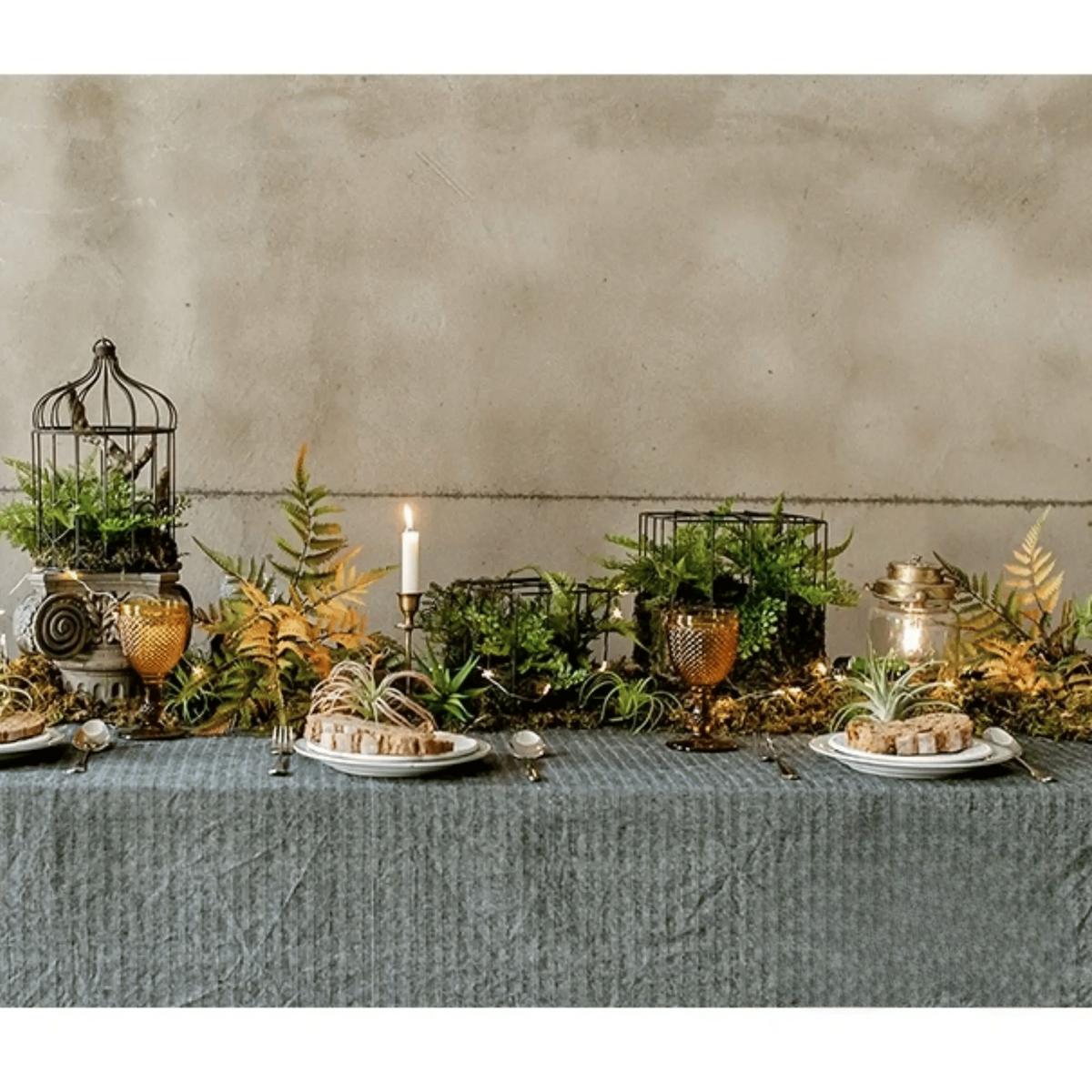 Woodland Cube Garden Accent