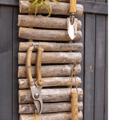 Rustic Wood Ladder Wall Décor Tool Organizer