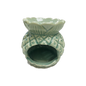 Ceramic Tea Light Oil Burner -Pineapple - Green