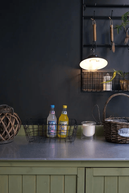 Industrial Garden Tool Storage Rack