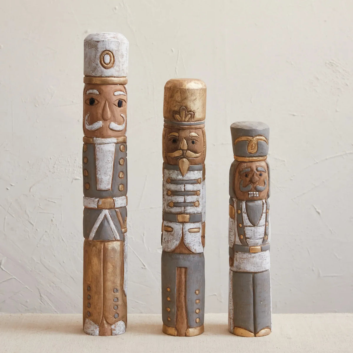 Mango wood Nutcracker Statue in 3 Sizes