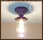 Mason Jar Exterior Outdoor Porch Farmhouse Ceiling Light Fixture