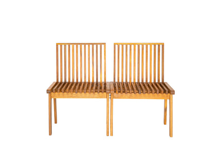 Modular Folding Wooden Bench – 2 Pc.