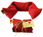 Neck Wrap in Red Denim