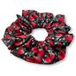 Black Strawberry Vine Scrunchie