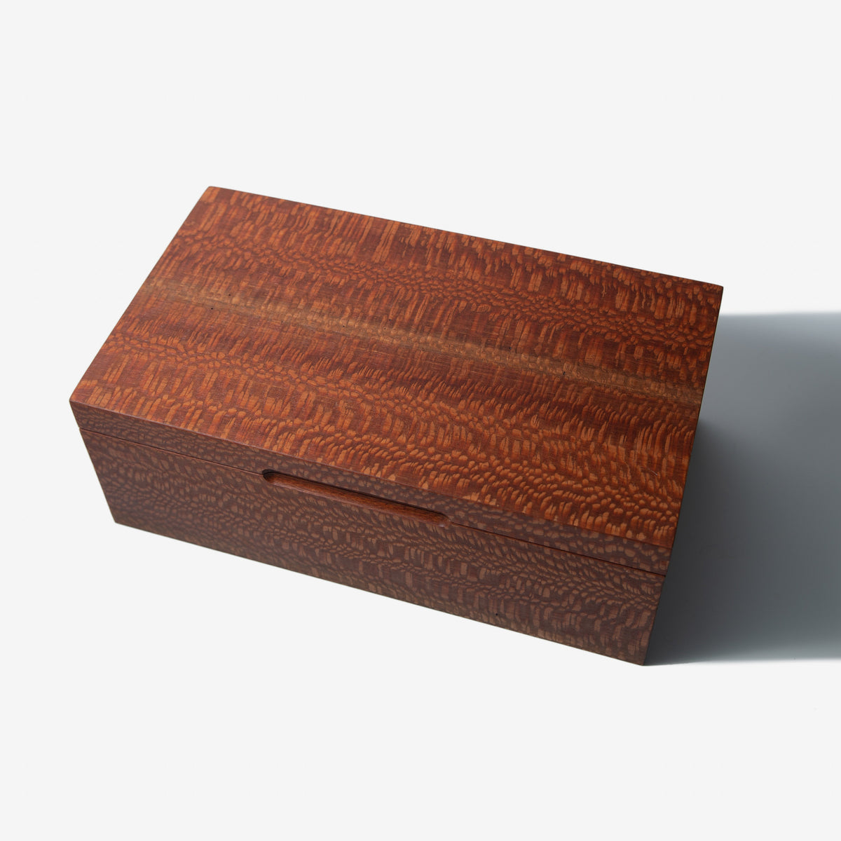 Lacewood Cigar Humidor - Spanish Cedar Lined - 80 Count - Personalized Brass Engraving