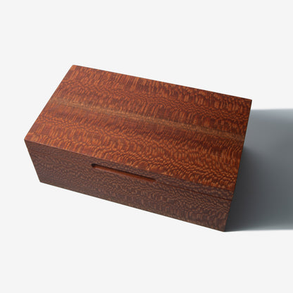 Lacewood Cigar Humidor - Spanish Cedar Lined - 80 Count - Personalized Brass Engraving