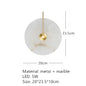 Natural Marble LED Wall Sconce