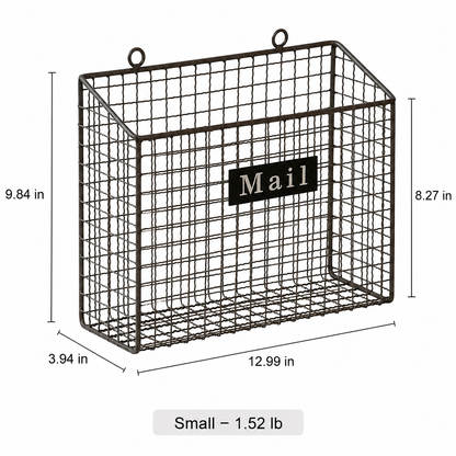 Farmhouse Wire Mail Organizer