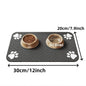 Pet Feeding Mat-Absorbent Pet Placemat Rubber Backing Quick Dry Water Mat for Dog Cat for Food and Water Bowl with Waterproof