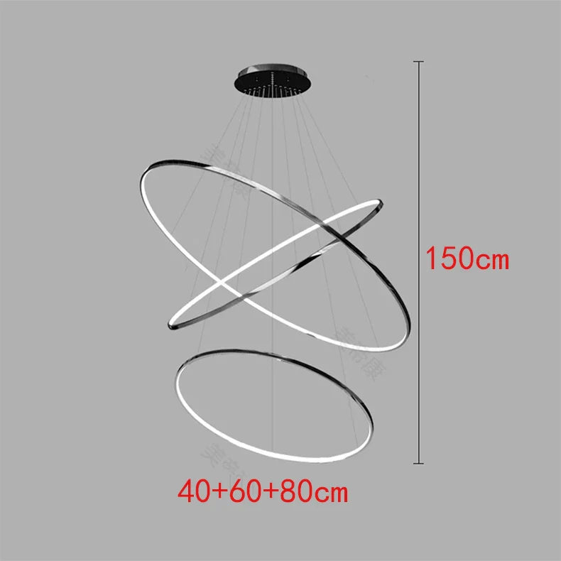 Nordic home decoration, stair chandelier, living room bedroom and dining room Pendant lights, ceiling light, indoor lighting