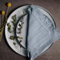 10pcs Large Napkins 41x41cm Rustic Cotton Gauze  Napkin Muslin Tea Towel Dinner Retro Cheesecloth Wedding Party Linen Decor