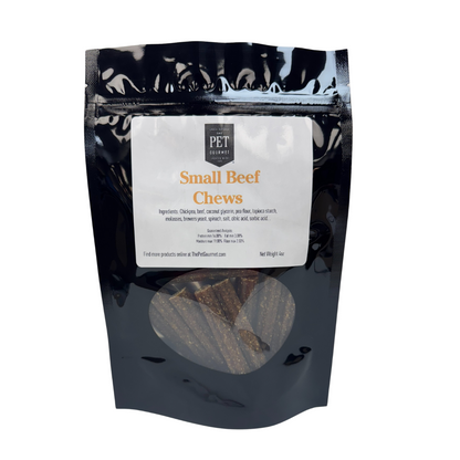 Small Beef Gourmet Chew Sticks – 4 oz Bag
