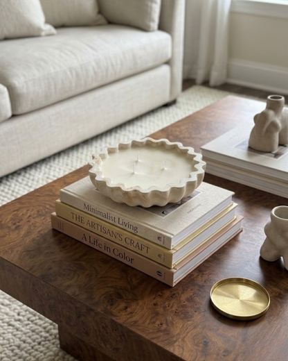 Fluted Candle Bowl