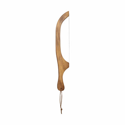 Artisan Bread Bow Knife - Natural Wood with Stainless Steel Blade - Farmhouse Kitchen