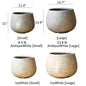 Rustic Globe Cement Planter