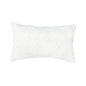 12''x20'' tufted floral lumbar support 100% cotton throw pillow | 7 colors textured daisy stitch design | boho chic lumbar & accent pillow | insert included