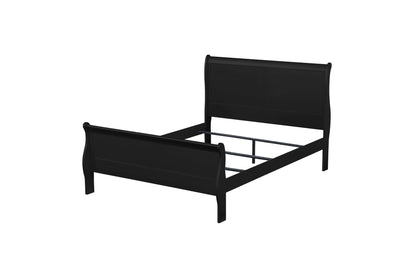 Louis Philippe Sleigh Style Bed