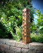 Blooming Magnolias Steel Luminary Pillar | Multiple Sizes