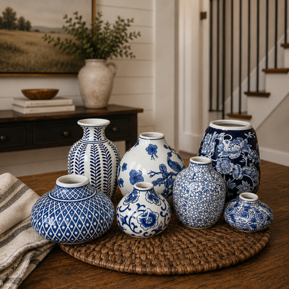 Samira Blue Vases