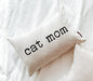 Cat Mom Throw Pillow