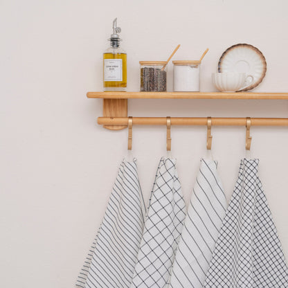 Stripe & Check Kitchen Towel Set
