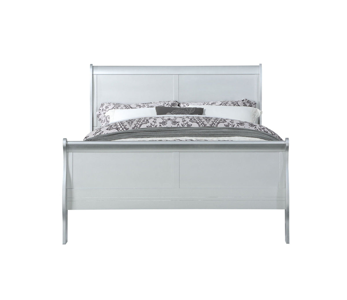 Louis Philippe Sleigh Style Bed